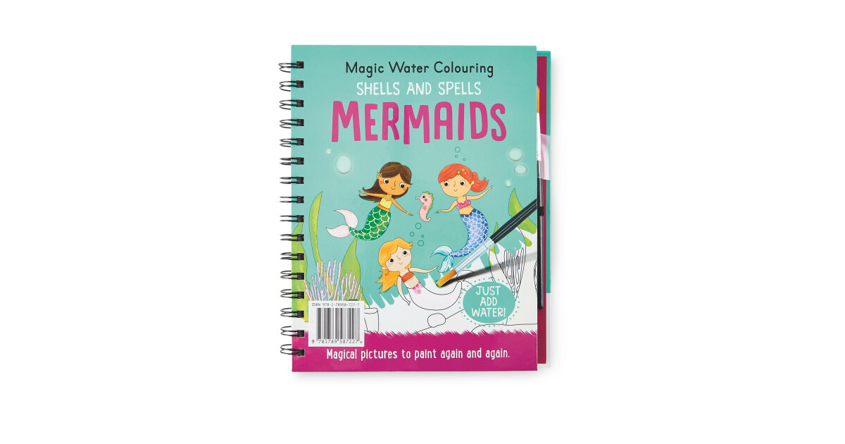 Mermaids Magic Water Colouring Book