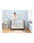 Mamia Grey and White Cot Bed