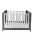 Mamia Grey and White Cot Bed
