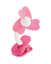 Mamia Pushchair Clip On Fan - Pink