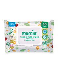 Mamia Sensitive Skin Wipes 30-Pack