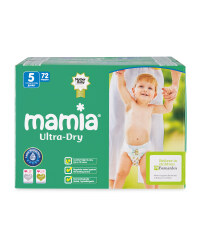 Mamia Size 5 Nappies Jumbo 72-Pack
