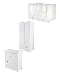 Mamia White Nursery Furniture Bundle