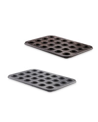 Marble Effect 24 Mini Muffin Tray