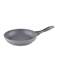Marble Effect 24cm Frying Pan - Grey