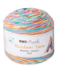 So Crafty Mardi Gras Rainbow Yarn