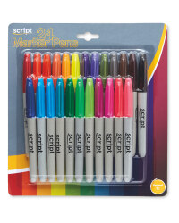 Script Marker Pens 24 Pack