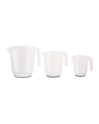 Kirkton House Measuring Jugs 3 Pack - Black