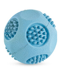 Medium Blue Rubber Ball & Squeaker