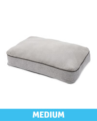 Medium Grey Herringbone Dog Mattress