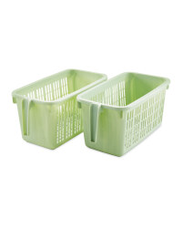 Medium Storage Caddy Set 2-Pack - Green