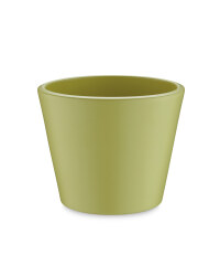 Medium Tarnished Ceramic Pots 15cm - Pastel Green