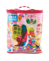 Mega Bloks 60 Piece Assortment - Pink