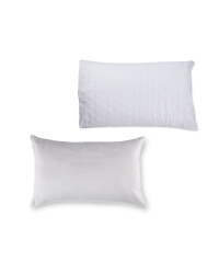 Mega Bounce Pillows & Protector Pair