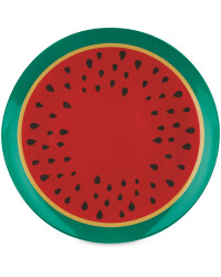 Melamine Melon Large Round Platter