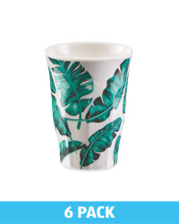 Melamine Leaf Cup 6 Pack