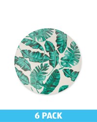 Melamine Leaf Plate 6 Pack
