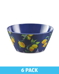 Melamine Lemon Bowl 6 Pack