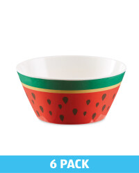 Melamine Watermelon Bowl 6 Pack