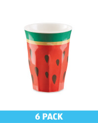Melamine Watermelon Cup 6 Pack