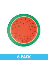 Melamine Watermelon Plate 6 Pack