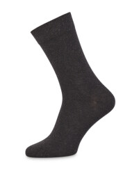 Men's Anthracite Cotton Socks
