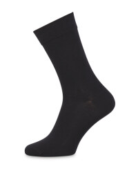 Men's Black Organic Cotton Socks