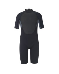 Crane Black Men's Short Wetsuit