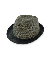 Men's Black Trilby Hat