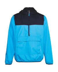Men's Blue Packable Mac