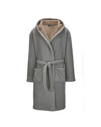 Avenue Men's Dressing Gown - Grey
