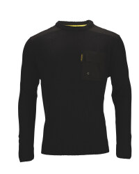 Men's Crew Neck Pullover - Black