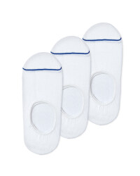 Avenue Men's Footsie Socks 3-Pack - White