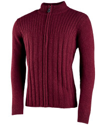 Men's Full-Zip Lambswool Cardigan