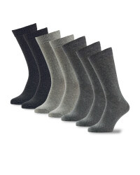 Men's Grey Socks 7-Pack