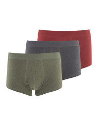 Men's Mixed Colour Hipsters 3 Pack