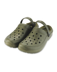 Men's Avenue Khaki Warm Clogs