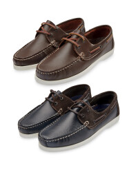 Men's Leather Boat Shoes
