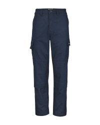 Men's Navy Workwear Trousers 31" Leg