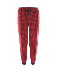 Men's Open Cuff Lounge Pants - Red