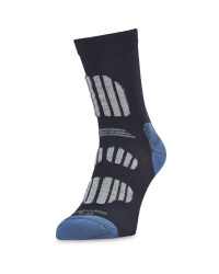 Crane Men's Outdoor Socks - Blue/Grey