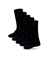 Men's Plain Cotton Rich Socks - Black