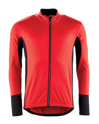 Men's Red Full-Zip Cycling Jersey