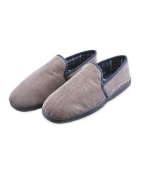 Avenue Men's Slippers - Grey