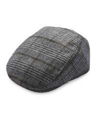Avenue Men's Smart Check Flat Cap