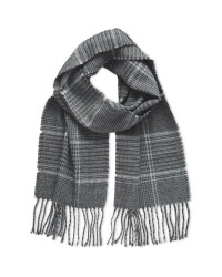 Avenue Men's Smart Check Woven Scarf