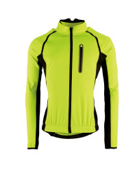 Men's Softshell Cycling Jacket - Yellow