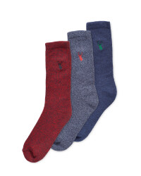Men's Stag Chunky Socks 3 Pack