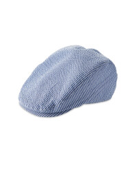 Men's Stripe Flat Cap
