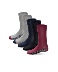 Men's Striped Footbed Socks 5-Pack